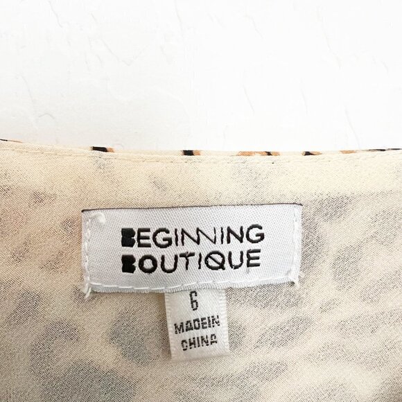 Beginning Boutique Leopard Mini Dress - Picture 4 of 6